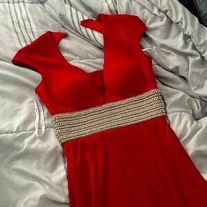 Jovani red gown size 2 obo